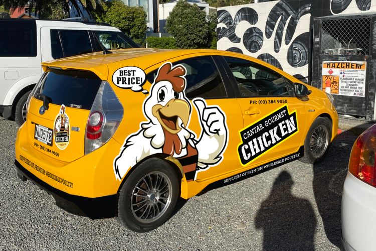 Cantab Gourmet Chicken Vehicle Wrap