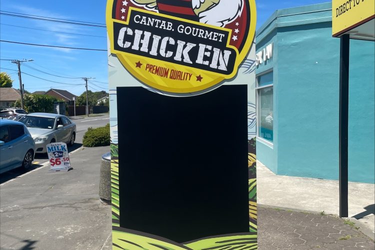 Cantab Gourmet Chicken Signage